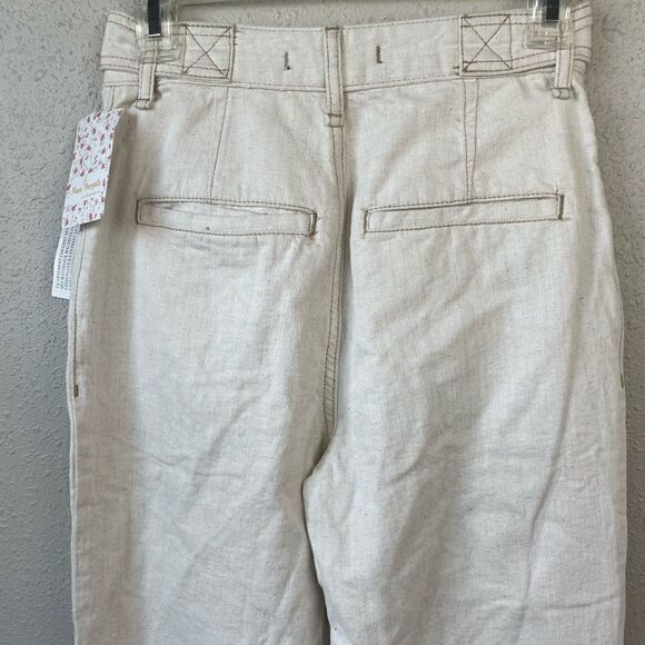 NWT Free People Ecru Pants Size 24 - Picture 6 of 7